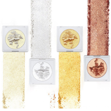 Private Label 4-Color Face Makeup: 3D Sculpted, Waterproof, Brightening Highlighter & Long-Lasting Contouring Kit