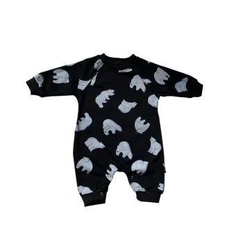 Good quality Autumn Winter newbron cute handsome warm cotton long sleeve onesie boys girls crawling clothes