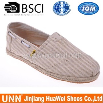 Popular canvas shoes women cheap espadrilles shoes with rope sole