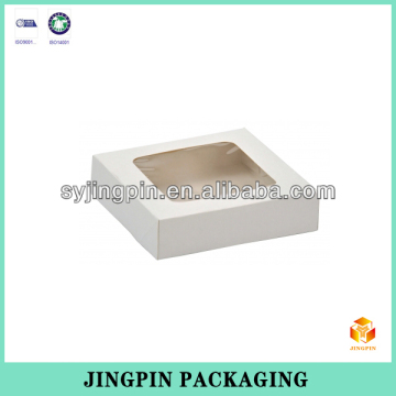 customized card box with pvc window