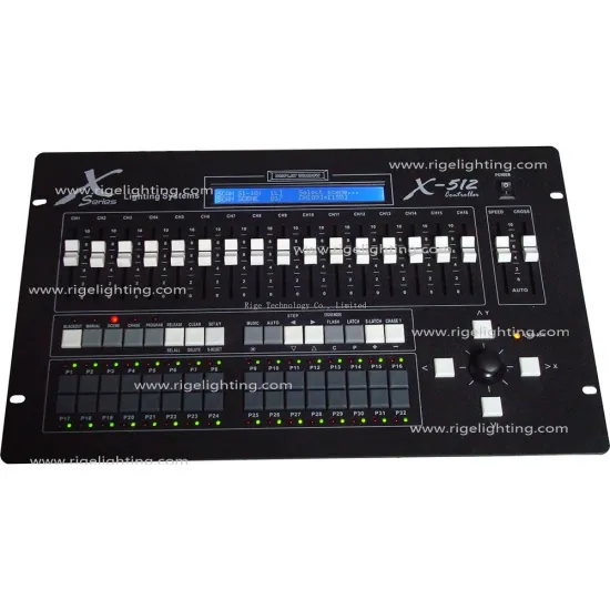 DMX lighting 512 rgb led light channel 16 slider controller
