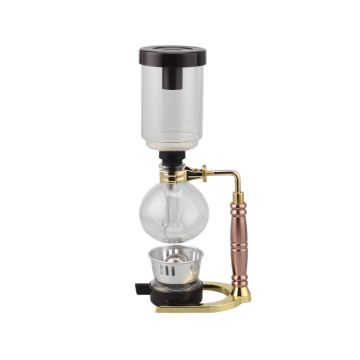 Golden Glass Tabletop Siphon -Kaffeemaschine