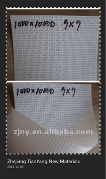 Printable PVC Coated Mesh fabric 1000D 9*9