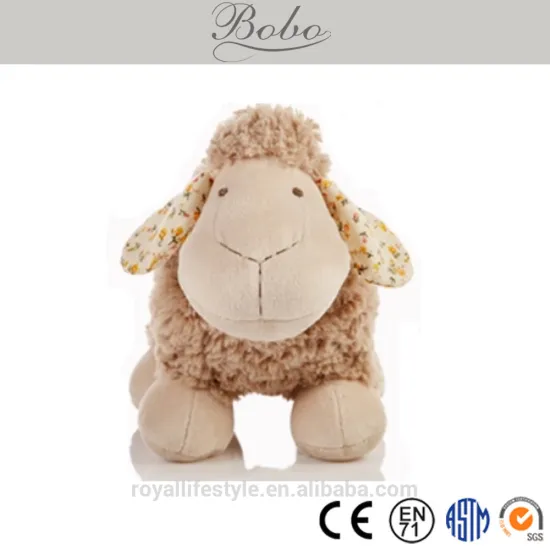 Cuddly classic plush sheep toy ,infant toy, baby toy for baby gifts