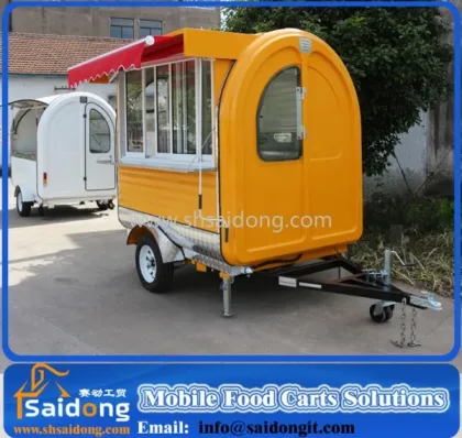 Hot selling Manufacturer Mobile snack food trailer/mobile food trailer/food catering trailer                        
                                                Quality Choice