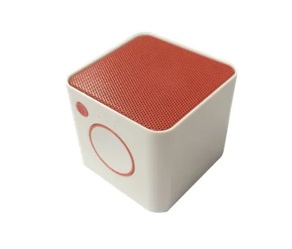 AWS1111 Cube Wireless Microphone Speaker For Saunar Manual Mini Creative Speaker Volume Control