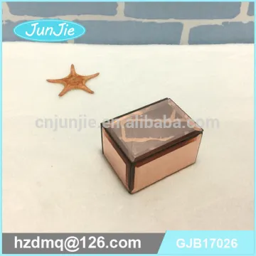 small packaging glass watch packaging box mirror jewelry box