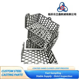 Square Hole Heat Resistant Steel Heat Treatment Basket
