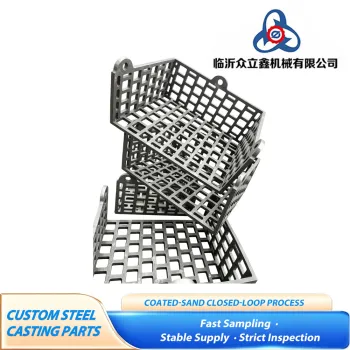 Square Hole Heat Resistant Steel Heat Treatment Basket
