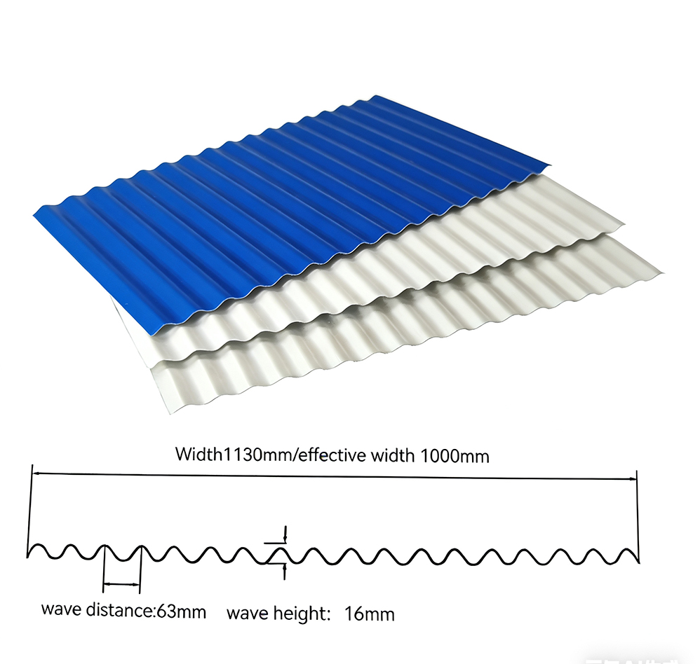 acid proof asapvc roof panels for chemical processing workshop