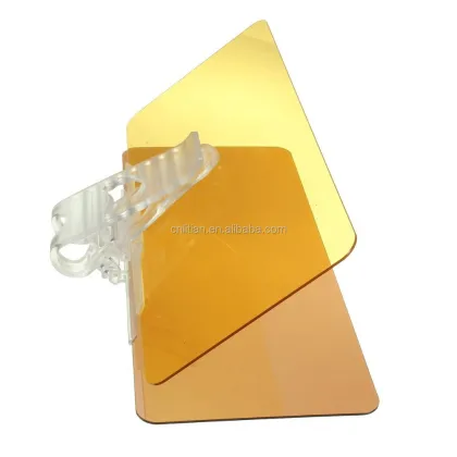 Car Sun Visor and Glare Mirror for Sunscreen