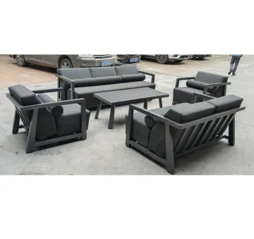 All-Weather Luxury Garden Outdoor Aluminum Sofa Furniture