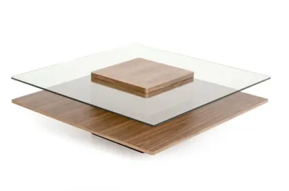Contemporary coffee tables walnut coffee table