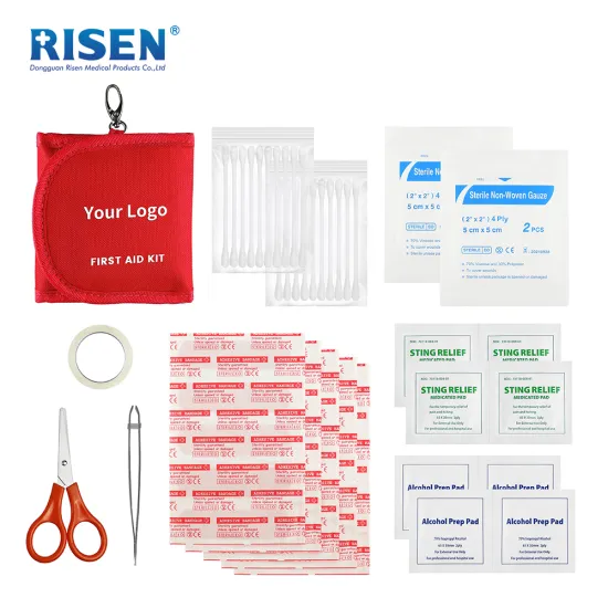 Small convenient first aid kit bag for baby