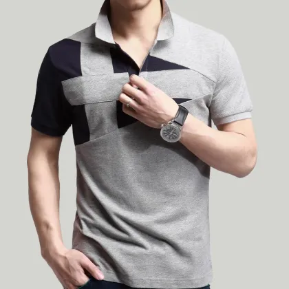 Custom Clothing 100% Organic Cotton Polo T Shirt For Men Clothing