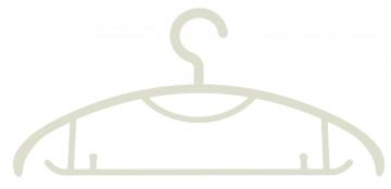 Strong plastic hangers adult