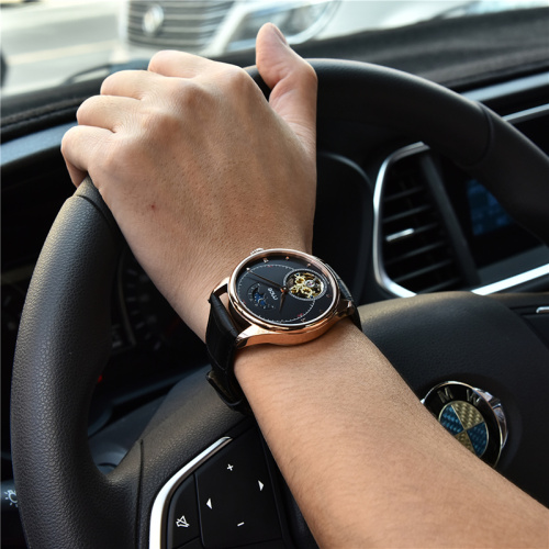Customize Logo Rose Gold Mechanical Automatic Watch