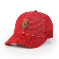 Cappello per camionista rosso riciclato Mesh completo