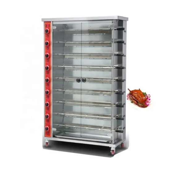 Pretty Price 3/6/9 Rollers Food Processor with Rotisserie for Roast Chicken and Grill