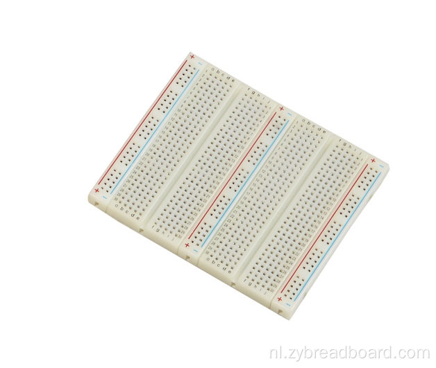 750 tie-points prototype soldeerloos breadboard