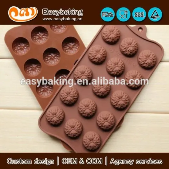 Gracious flower custom silicone ice mould