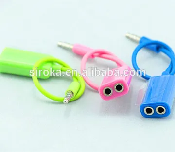 3.5mm Earbud /Earphone Jack Splitter Adapter For Sumsung,Android ,Cell phones