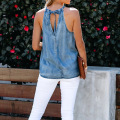 Halterneck Tie Off The Shoulder Vest