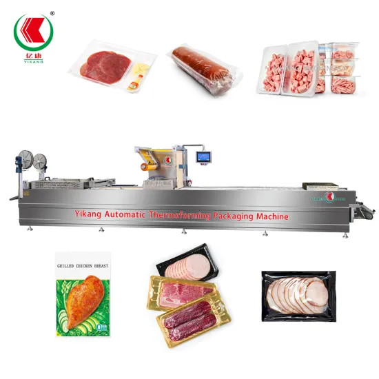 High-output Automatic Thermoforming Vacuum Packaging Machine