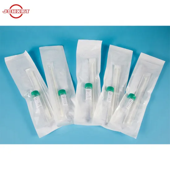 Self-standing virus collection tube