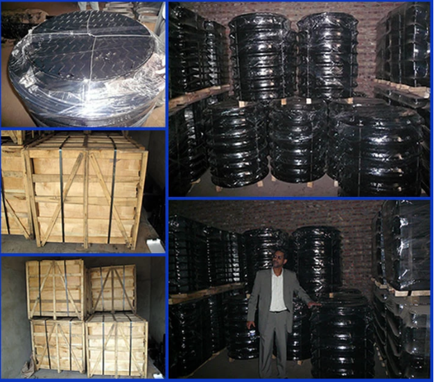 en124 ductile iron manhole cover and frame