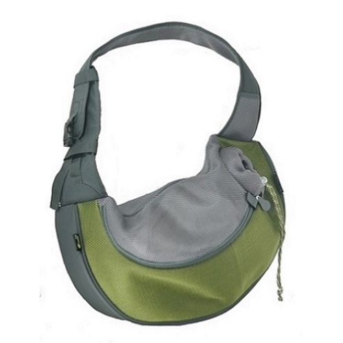 Olive PVC and Mesh Pet Sling