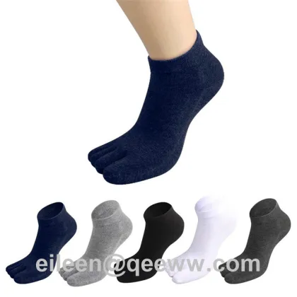 2016 Yhao New Men Toe Socks Health Care Absorbent Antibacterial Deodorant Cotton toe socks