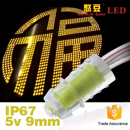 Xinhe Miracle Bean Outdoor F5 0.15W 9mm Yellow Led Pixel Light