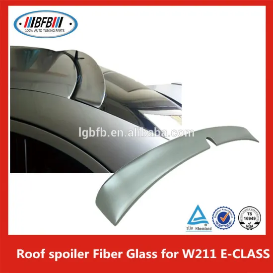 Primer Factory Style Fiber Glass Spoiler Wing Fit For B enz E-class W211 Unpainted FRP
