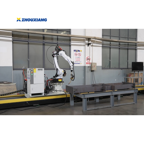 6axis Robotic Industrial H Beam Welding Robot Station