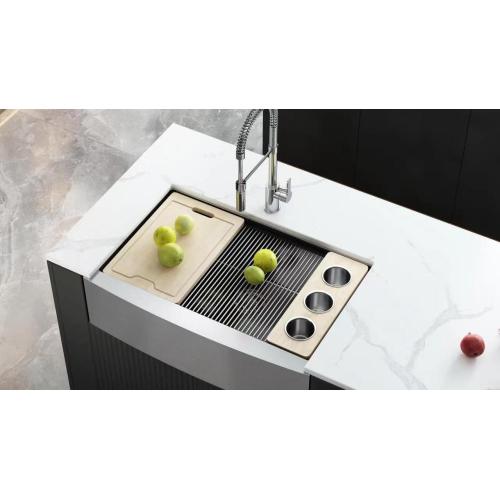 Stainlss Steel 304 Single Bowl Farm Kitchen Sink