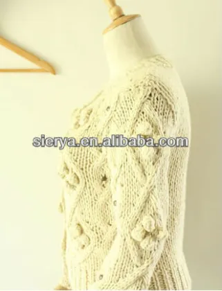 lady's thick winter fashion sweater