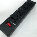 4-Outlet Universal socket with overload protector,Circuit Breaker Switch,4 Ways Outlet extend PDU power strip