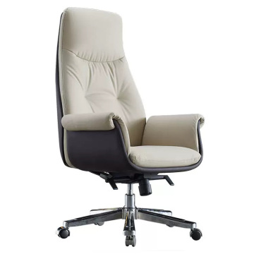 High Elastic Leather Comfortable Business Chair for Office Use