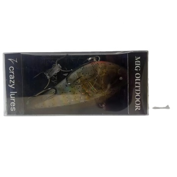 Crazy Lures Howell Vib Hard Metal Blade Fishing Lure για το Zander Freshwater