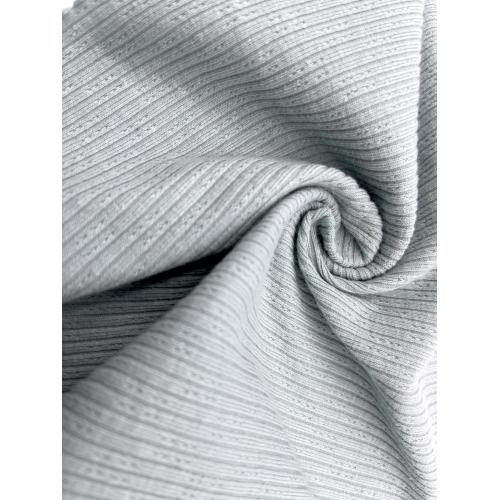57% Baumwolle 38% Polyester 5% Spandex Rib Fabric