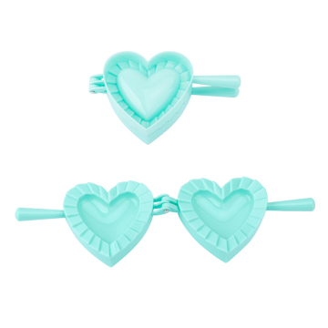 Model Kitchen Heart Flower Shape Dumpling Mold for DIY Dumplings and Baking