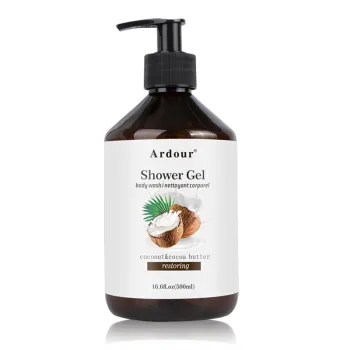 Wholesale OEM ODM Customize Coconut Cocoa Oil Herbal Body Wash Shower Gel