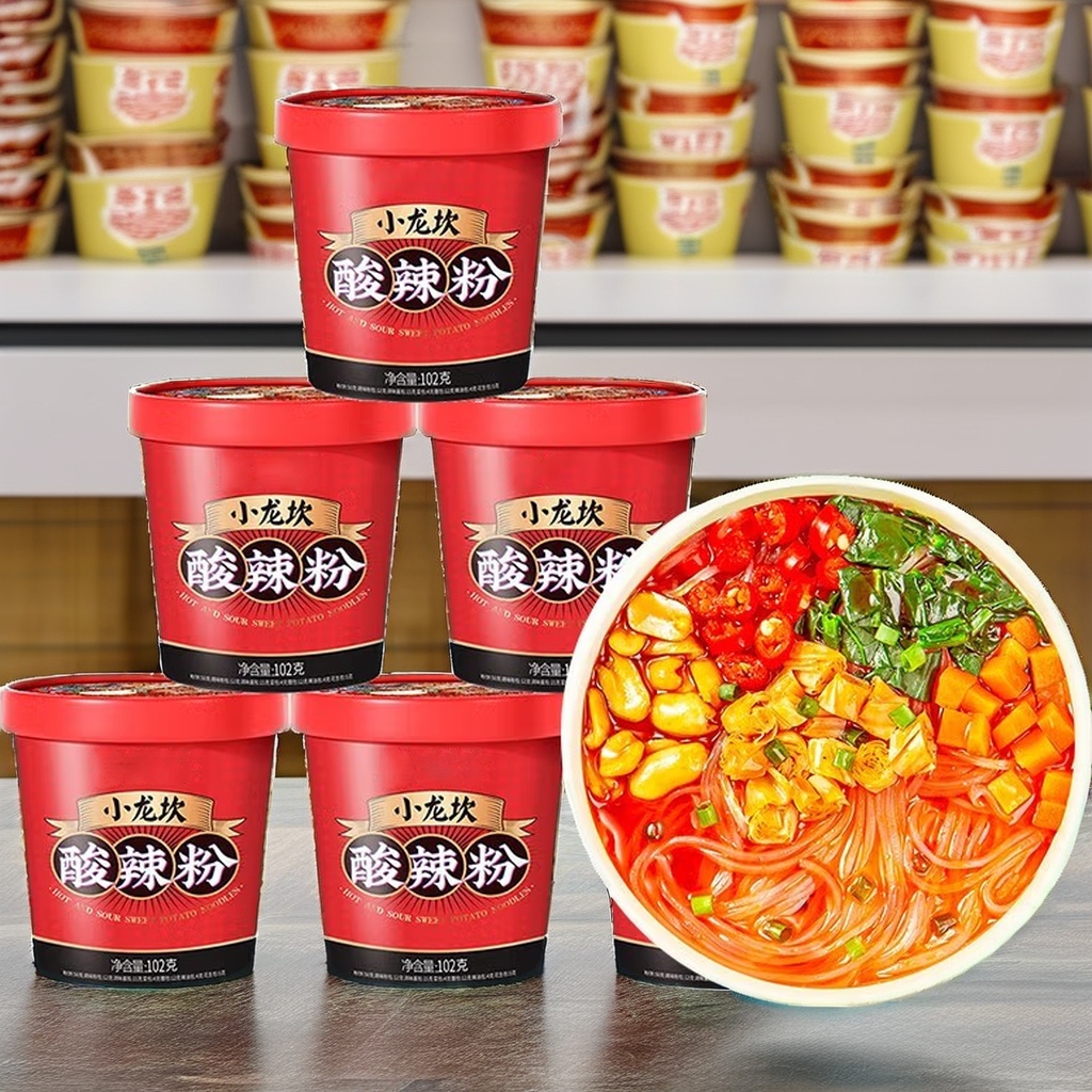 Sofortige saure und würzige Konjac -Nudeln