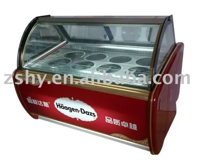 Ice cream showcase (Haagen-Dazs)