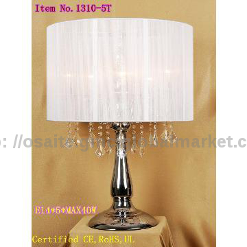 Modern design home crystal table lamp