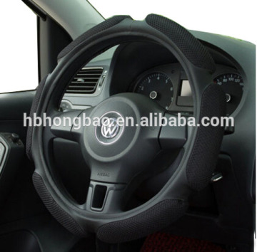 Hot selling black net steering cover with six sponge