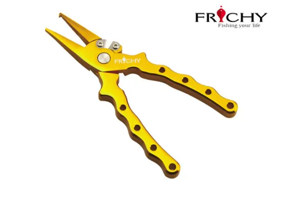 6.5 Size Aluminum Construction Fishing Tools Pliers With Carbide Side Cutters Slice Fpg10