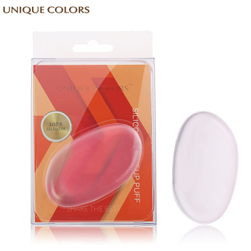 Private Label Clear Silicon Makeup Brush Puff