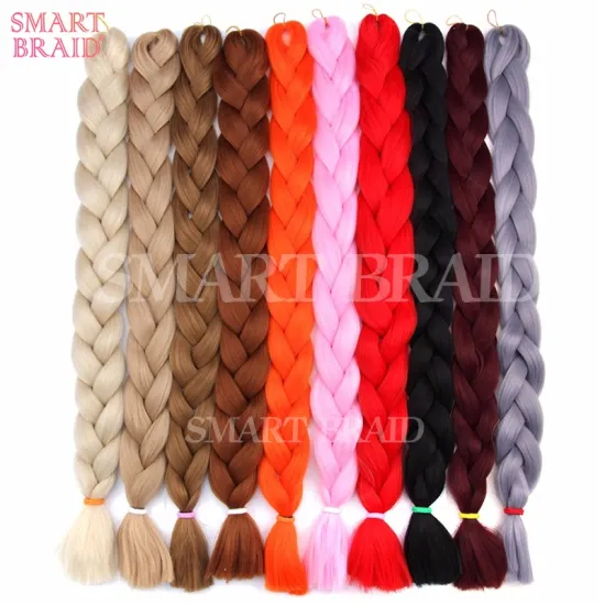 Jumbo Braid Hair Extensions Afro Braiding Box Braids African Long Synthetic Fiber 41inch 165g
